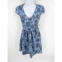 B Darlin Junior&#39;s Blue Floral Fit &amp; Flare Dress Size 1-2 NWT $69 - £14.79 GBP