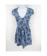 B Darlin Junior&#39;s Blue Floral Fit &amp; Flare Dress Size 1-2 NWT $69 - £14.79 GBP