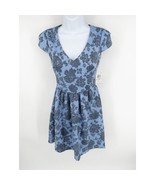 B Darlin Junior&#39;s Blue Floral Fit &amp; Flare Dress Size 1-2 NWT $69 - £14.13 GBP