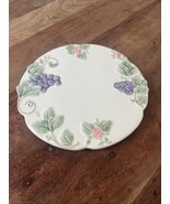 Pfaltzgraff Stoneware Round Trivet Grapevine Embossed 8 1/2&quot; - $12.00