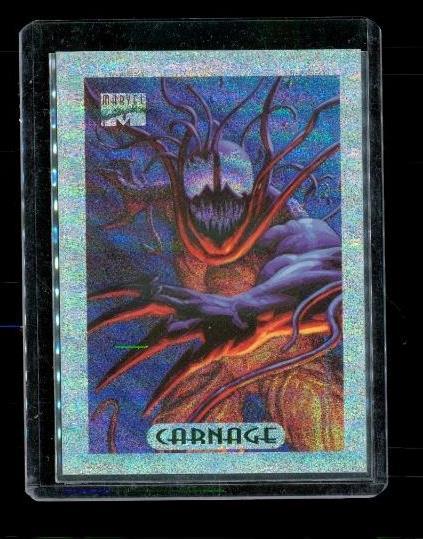 1994 Marvel Masterpieces Comic Book Trading Cards Carnage Holofoil 2 of 10 - $9.89