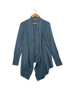 Soft Surroundings Sweater Womens Extra Large Petite Blue Cardigan Wool C... - $54.14 CAD