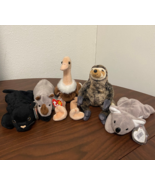 Ty Beanie Babies Zoo Animals lot of 5 - £10.82 GBP