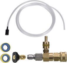 Adjustable Chemical Injector Kit For Pressure Washer Soap Injector 3/8 Inch Quic - £22.58 GBP