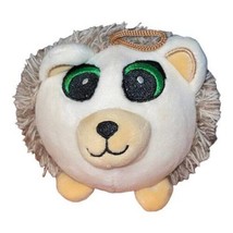 El Duende Azul Cute Round Hedgehog Plush Stuffy Mini Rare HTF Toy Green Eyes - $15.81