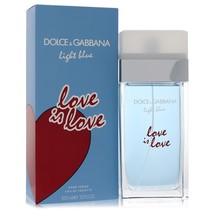 Light Blue Love Is Love Perfume By Dolce &amp; Gabbana Eau De Toilette Spray 3.3 oz - £62.19 GBP