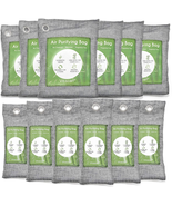 12 Pack Bamboo Charcoal Air Purifying Bag, Activated Charcoal Bags Odor ... - $47.40