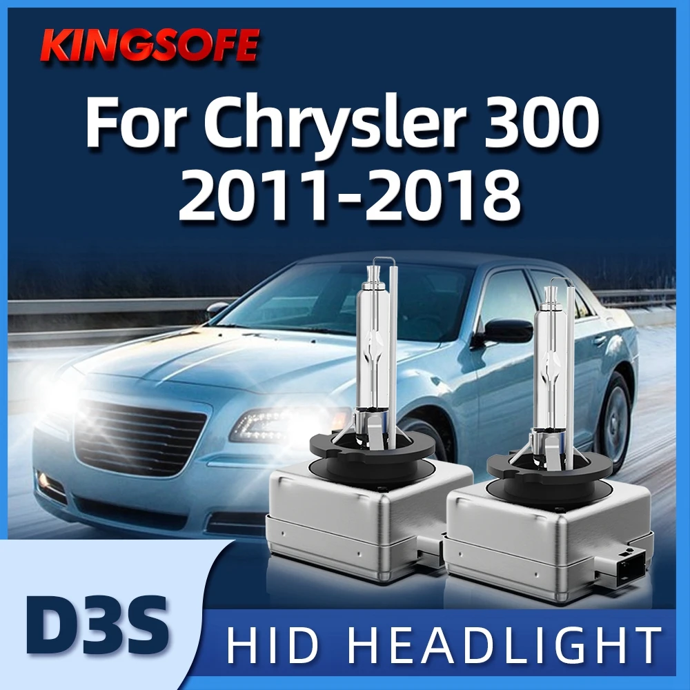 2Pcs Car Light D3S Xenon HID Headlights 35W 6000K High Low Beam Bulb Fit For - £35.07 GBP