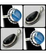 925 Silver Solar Quartz Gems Handmade Pendant Earrings Ring Bracelet Com... - £38.23 GBP