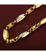 Unisex Italian Turkey chain 916% 22k Gold Chain Necklace Daily wear Jewe... - £3,718.90 GBP+