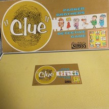 Clue Board Game 1960 Parker Brothers Vintage Replacement Parts - £2.71 GBP+