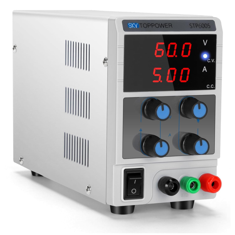 DC Power Supply Variable,0-60V 0-5A 3-Digital Display,Student, Electroni... - $99.55