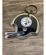 Vintage NFL Pittsburgh Steelers Football Helmet Keychain KG JD - $185.91 MXN