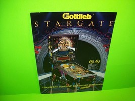 STARGATE 1994 Pinball Machine Magazine Pull Out Ad Vintage Retro Game Art - £8.52 GBP
