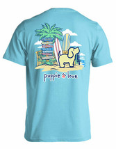 New Puppie Love Beach Sign Pup T Shirt - £18.19 GBP+