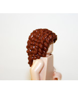 BNP Brown Long Curly Hair Piece For Minifigure Toys Gift - $4.76