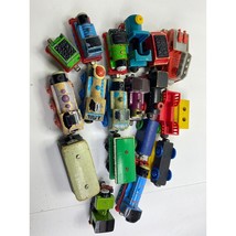 Mixed Lot of 18 Wooden Brio Train Engines &amp; Carriages, Suit, Thomas etc. - £26.44 GBP