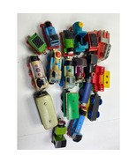 Mixed Lot of 18 Wooden Brio Train Engines &amp; Carriages, Suit, Thomas etc. - £26.40 GBP