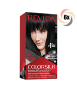 6x Packs Revlon Black Permanent Colorsilk Beautiful Color Hair Dye | #10 - $53.72 CAD