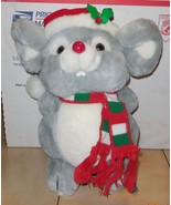 Vintage 80&#39;s Russ Berrie &amp; Co Mischief 12&quot; Plush Toy Christmas - £34.76 GBP