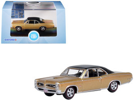 1966 Pontiac GTO Martinique Bronze Metallic w/ Black Top 1/87 Diecast Model Car - $17.99