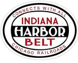 Indiana Harbor Belt Railroad Railway Train Sticker Decal R6970 - $1.95+
