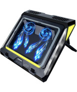 Gaming Laptop Cooling Pad, 4500RPM Laptop Cooling Pad with Turbo-Fans, U... - $307.61 CAD