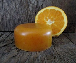 Orange Organic Vegetable Glycerin Handmade Facial Soap Bar - $4.99