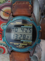 Vintage Timex Expedition Chronograph DIgital Watch Indiglo Sport - £18.65 GBP