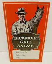 Bickmore Gall Salve Flyer Vintage Horse Salve Collectible Advertising - £7.43 GBP