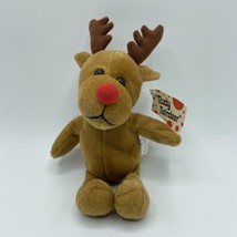 plush rudy reindeer christmas stuffed animal 9” - £10.32 GBP