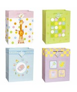 Little Dreamer Baby Shower Super Jumbo Glossy 3 pc Gift Bag Asst - £14.21 GBP