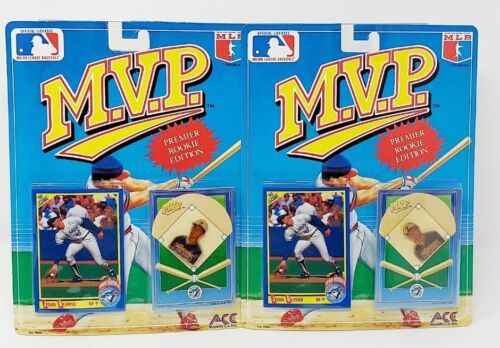 John Olerud 1990 Ace Novelty MVP Score Baseball Card & Pin Set Blue Jays Carded - $9.28