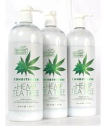 3 Bottles Natural Therapy 30.6 Oz Hemp &amp; Tea Tree Nourishing Conditioner - $58.39 CAD