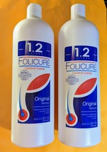 New Folicure 2X † Original Shampoo Fuller Thicker Hair † Wt 40.5OZ/ea Jumbo Mex - £27.17 GBP