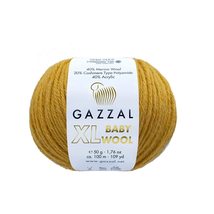 3Pack (Skein) Gazzal Baby Wool XL, 40% Merino Wool, 20% Cashmere Type Polyamide, - £21.65 GBP