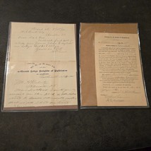 1890s Application for Rank of Knighthood Knights of Pythias Chandler Okl... - $3,631.04 MXN
