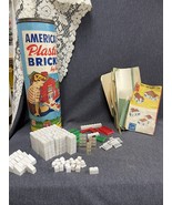 American Plastic Building Block Set In Original Box - £14.80 GBP