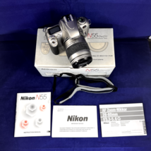 Nikon N55 Outfit 35mm Film Camera Af ZOOM-NIKKOR 28-80mm Lens + Original Box - $32.61