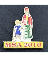 Shriners Gold Tone Masonic Masons MSA 2010 Pin Enamel Helping Children - $11.95