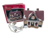 Dickens Collectables Towne Series Porcelain House Christmas Village W Li... - $14.25