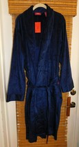 Izod Men&#39;s Soft Robe Navy Blue Lounge One Size Fits Most 196210744 NWT - £61.26 GBP