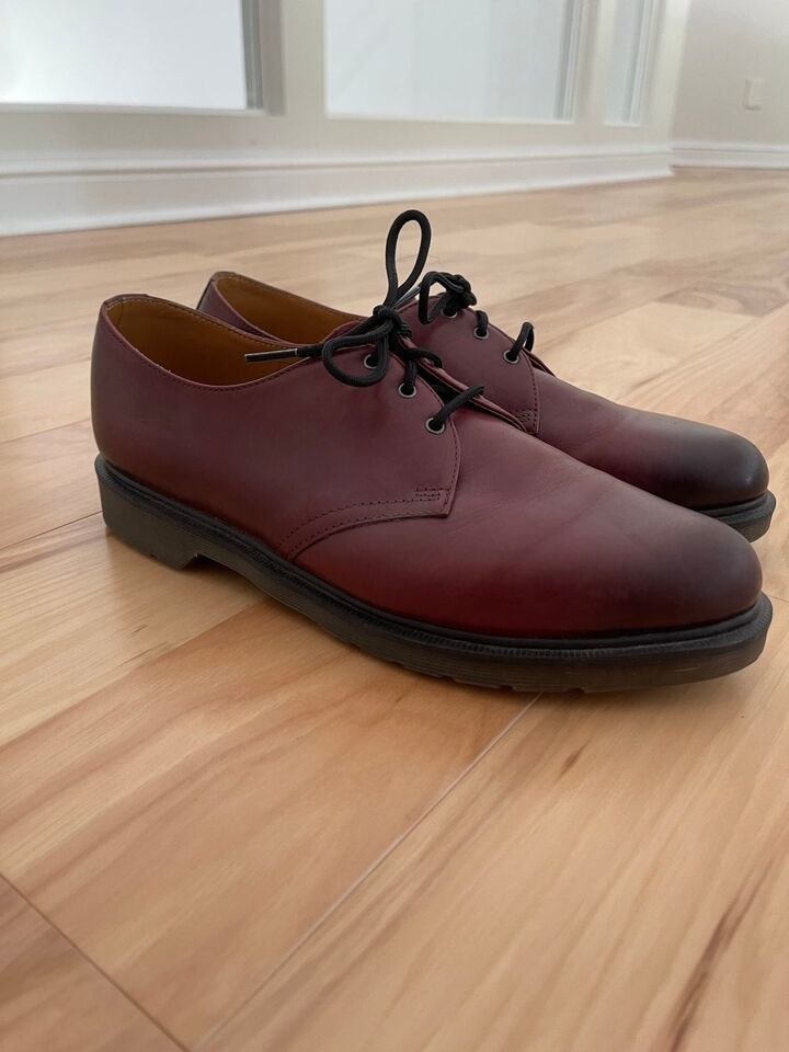 Dr. Martens AirWair The Original Mens 1925 oxford Cherry Steel Toe Shoes Size 13 - $74.52