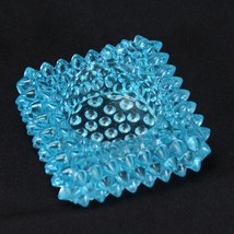 Fenton Hobnail Glass Aqua 3&quot; Votive Candle Holder Vintage - £7.69 GBP