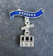 BERGENZ Vorarlberg Ski Lift Austria Travel Oktoberfest Souvenir Hat Pin ... - £12.52 GBP