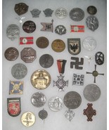 GERMAN Pre WW2 1930s National Socialist TINNIES Pins Badges Set  - $750.00