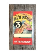 Vintage The Beach Boys 3 Aftershow Back Stage Pass - $23.19