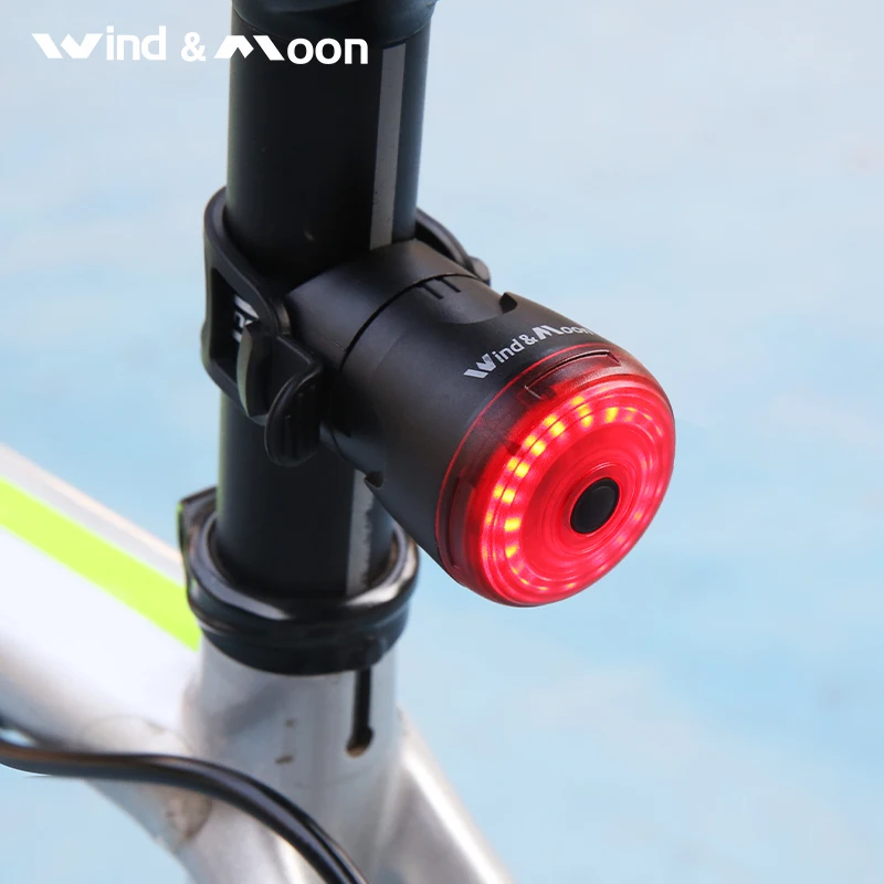 Bicycle Taillights Intelligent Sensing Brake Lights Usb Road Bike MTB Rear Tail - £13.70 GBP