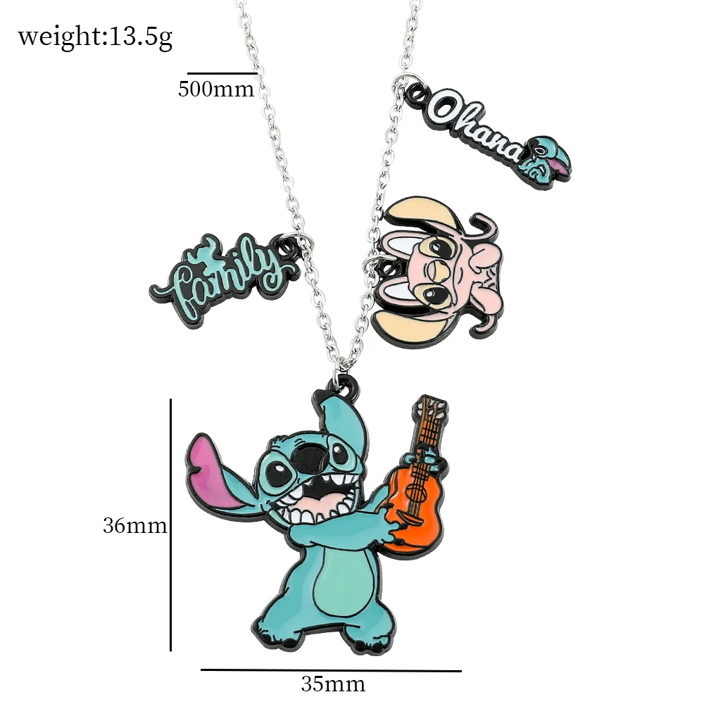 Cute Disneys Stitch Model Necklace Cartoon Anime Lilo Stitch -Stitch Nec... - $3.16