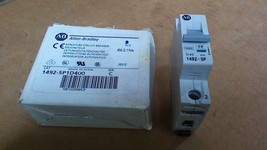 ALLEN BRADLEY 1492-SP1D400 / &quot;D&quot; CURVE TRIP PROFILE /(1) POLE 40 AMP /24... - $21.59